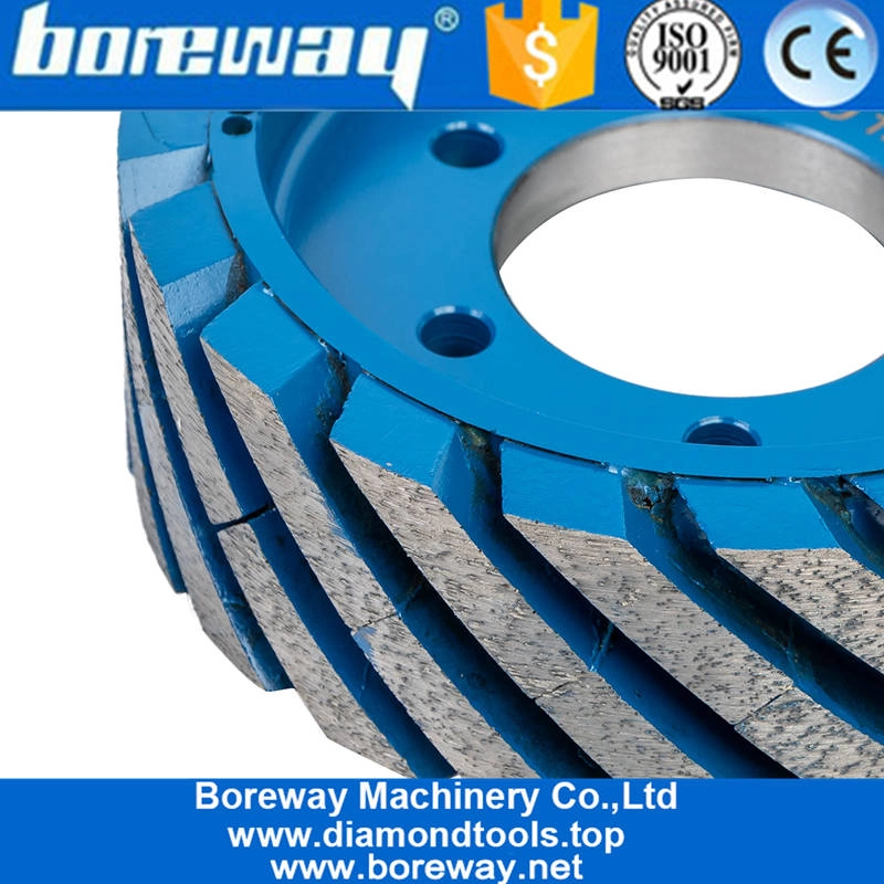 Boreway Artificial Quartz Stone Diamond Calibrating Roller Wheel Abrasive Grinding Tools