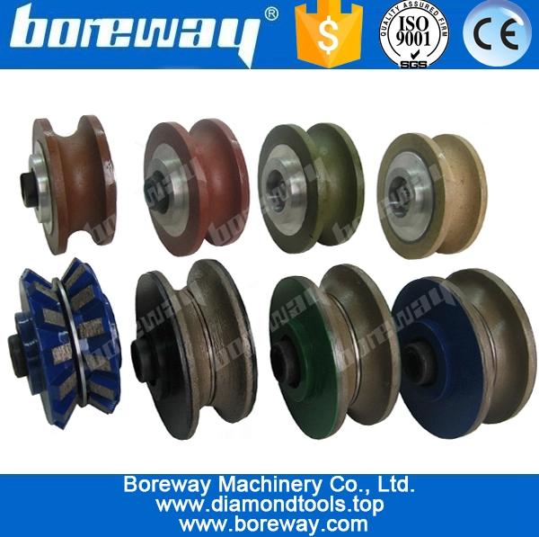 Fresas de enrutador de diamante de herramientas de CNC Boreway para perfilado de bits de piedra