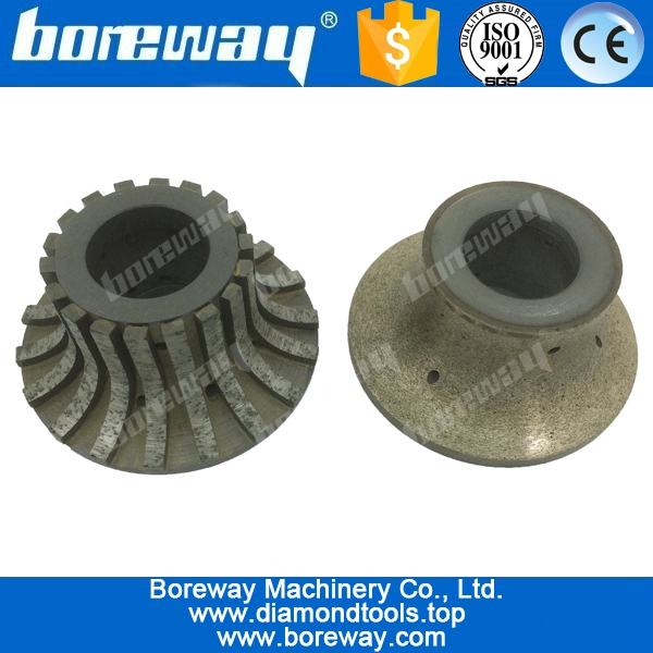 Fresas de enrutador de diamante de herramientas de CNC Boreway para perfilado de bits de piedra
