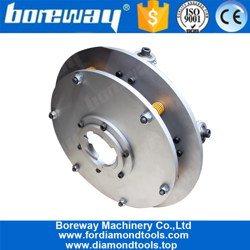 Boreway Factory Supply Alloy Double Layer Rotary 17 Inch Concrete Floor Bush Hammer Wheel For Kindlex Floor Grinder Plate Disk Disc