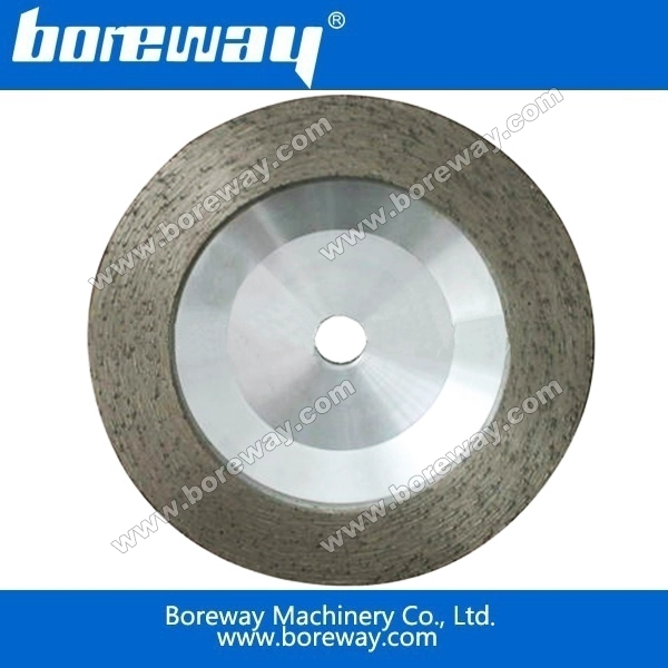 Boreway continuous rim diamond cup wheels
