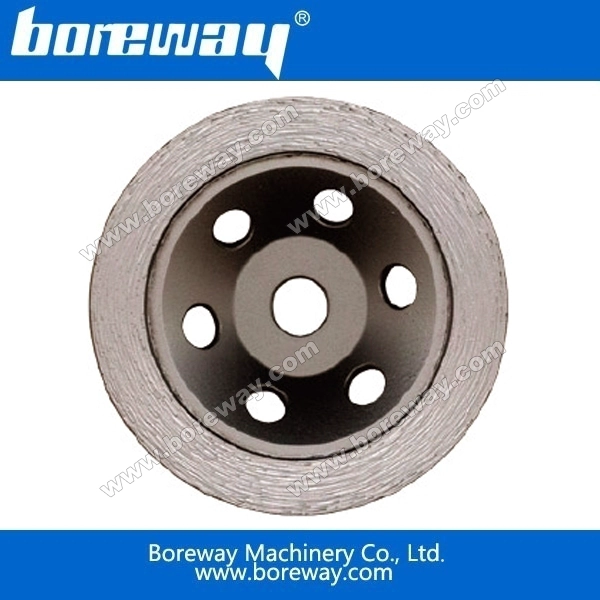 Boreway continuous rim diamond cup wheels