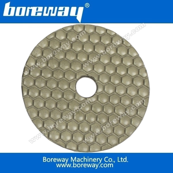 Boreway pula en seco diamante pulido pastillas