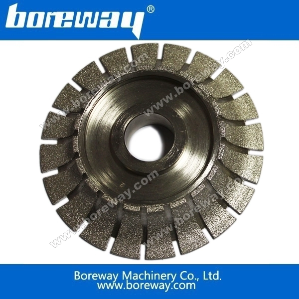 Boreway 다이아몬드 전기 도금 프로파일 링 바퀴