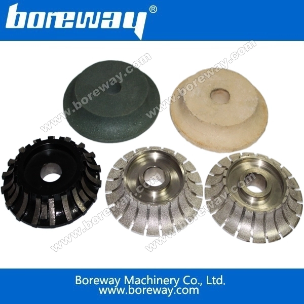 Boreway 다이아몬드 전기 도금 프로파일 링 바퀴