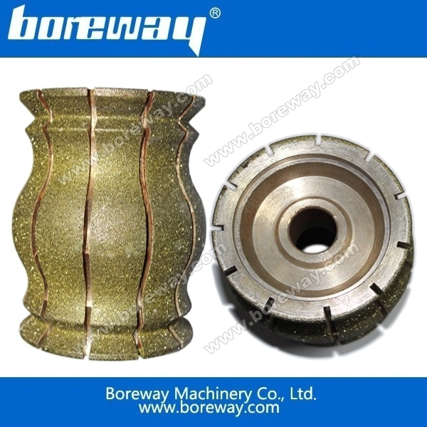 Boreway 다이아몬드 전기 도금 프로파일 링 바퀴
