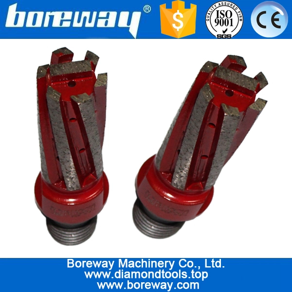 Boreway diamond finger bits for hole grinding after drill bits