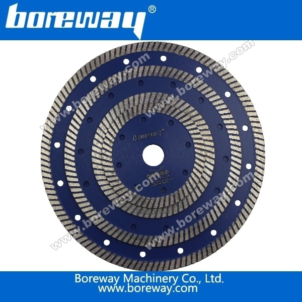 Boreway الماس متكلس شفرات توربو مستمرة