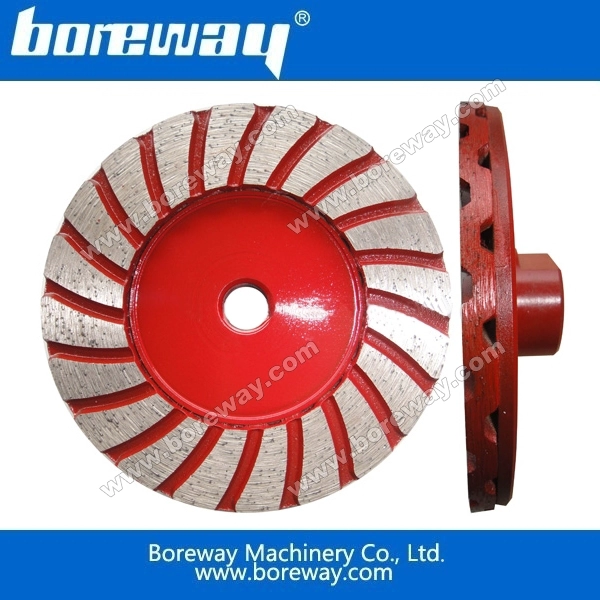 Boreway double-layer turbo diamond cup wheels
