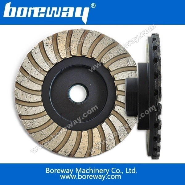 Boreway double-layer turbo diamond cup wheels