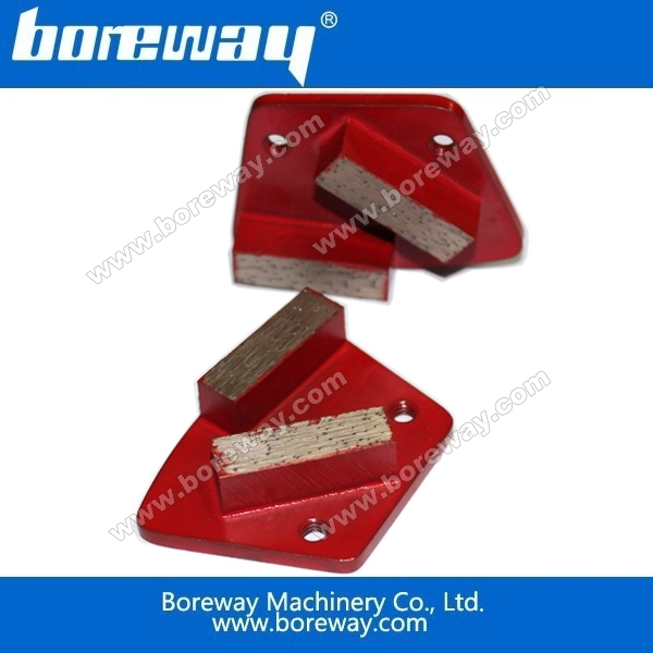 Boreway 팬 모양의 다이아몬드 연마 판 또는 블록