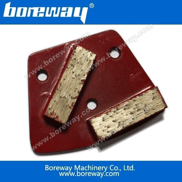 Boreway 팬 모양의 다이아몬드 연마 판 또는 블록
