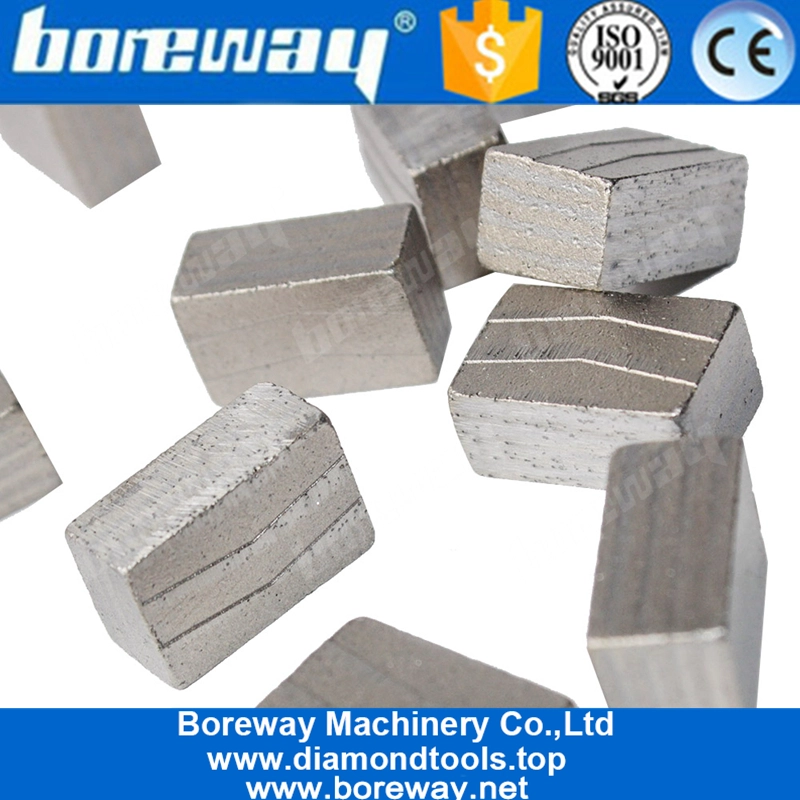 प्राकृतिक क्वार्ट्ज निर्माता के ब्लॉक के लिए Boreway V शेप डायमंड सॉ ब्लेड सेगमेंट