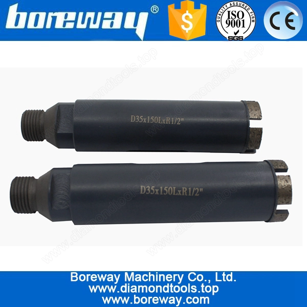 CNC D35x150LXR1/2"G Diamond Hole Coring Drilling Pipe For Granite