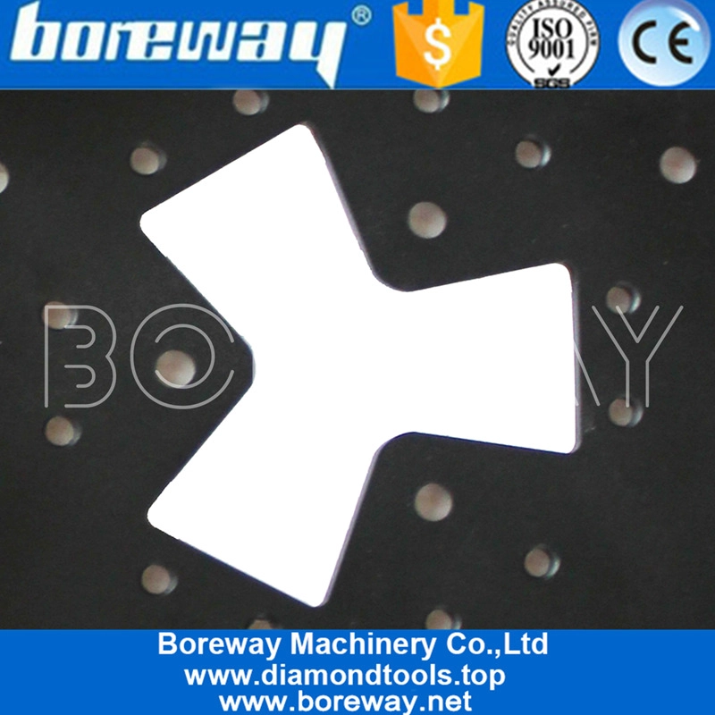 China 270mm Rotary HTC Bush Hammer Plate With 6 Carbide Alloy Roller Manufacturer