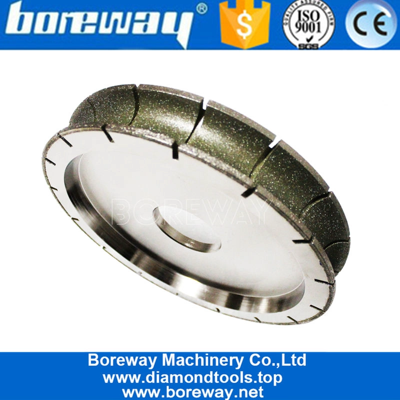 Porcellana Strumenti della rotella del profilo elettroplated del diamante della V forma per il produttore della macchina bordata