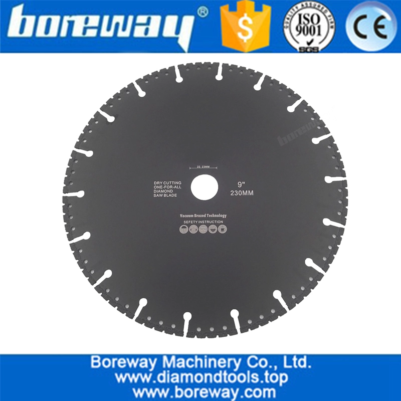 China Vacuum Brazed Diamond Blade for All Purpose Demolition Blade For stone iron steel wholesaler