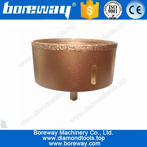China manufacture supply vacuum brazed core drill for stone