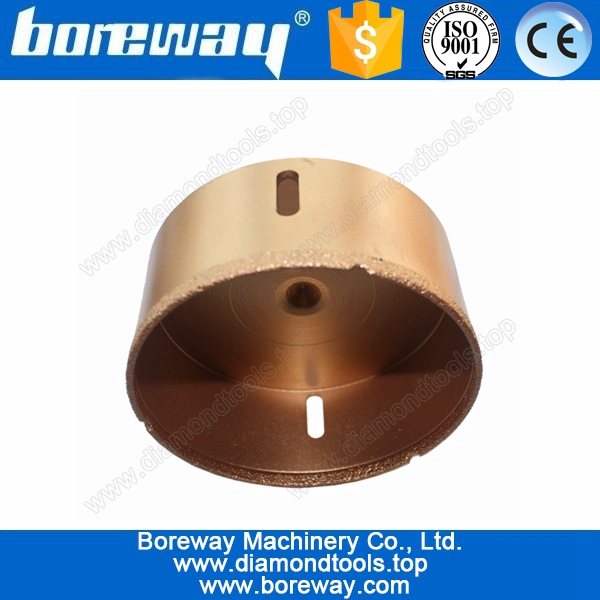 China manufacture supply vacuum brazed core drill for stone