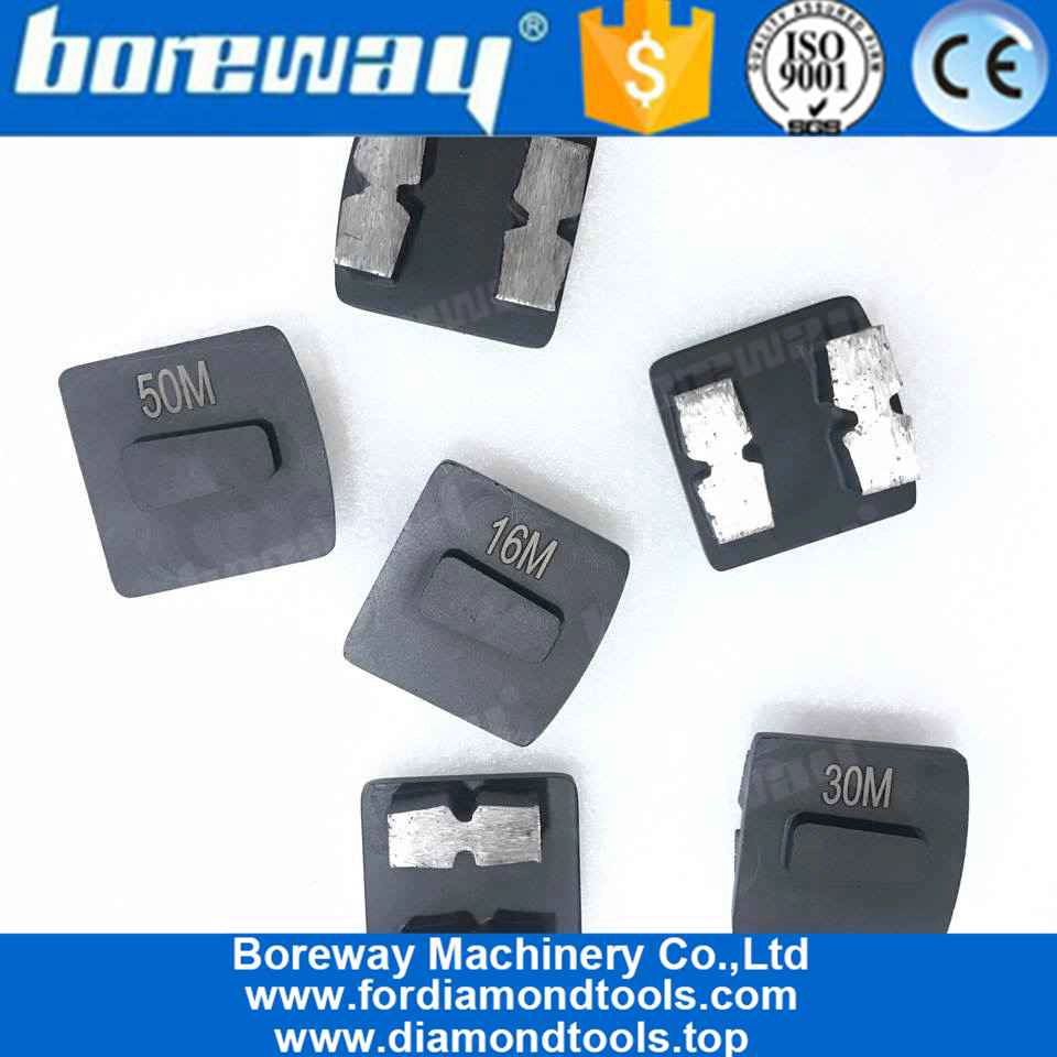 Concrete Abrasive Tools Redi Lock Diamond Grinding Block With Double H Shape Segments