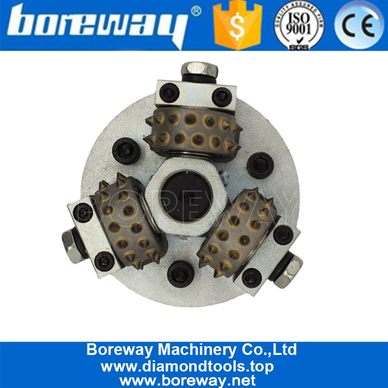 D125 * 3T * 30S * M14 Doppelschicht -Hexagons Buschhammer -Hammerplatte für Schleifmittel
