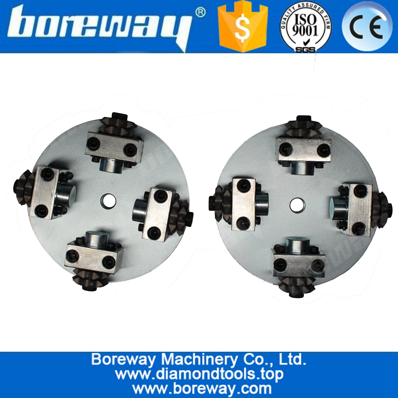 D125*4T*M14 Diamond Star Bush Hammer Plate For Litch Surface Processing