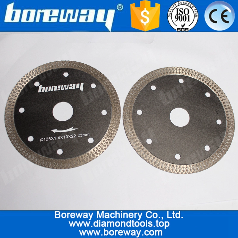 D125x1.4x10x22.23mm Diamond Sintered Tile Blade
