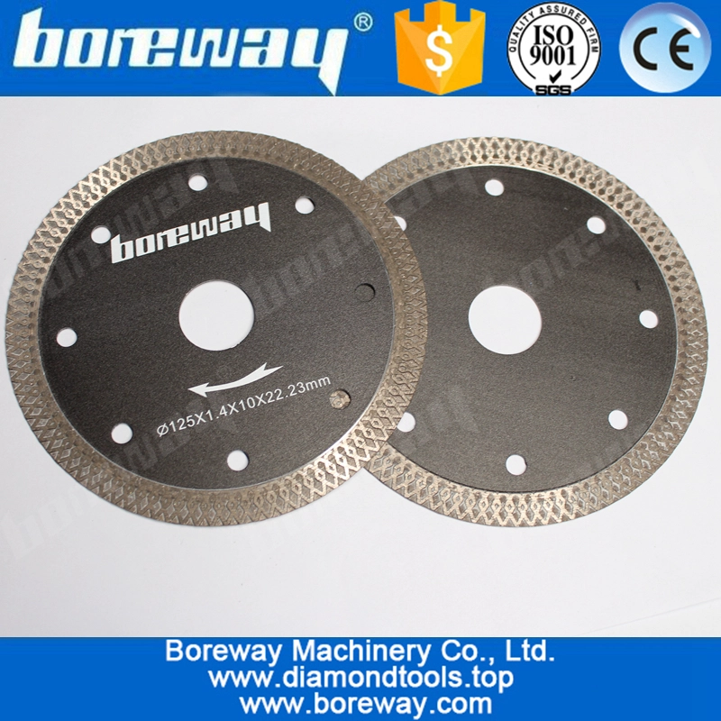 D125x1.4x10x22.23mm Diamond Sintered Tile Blade