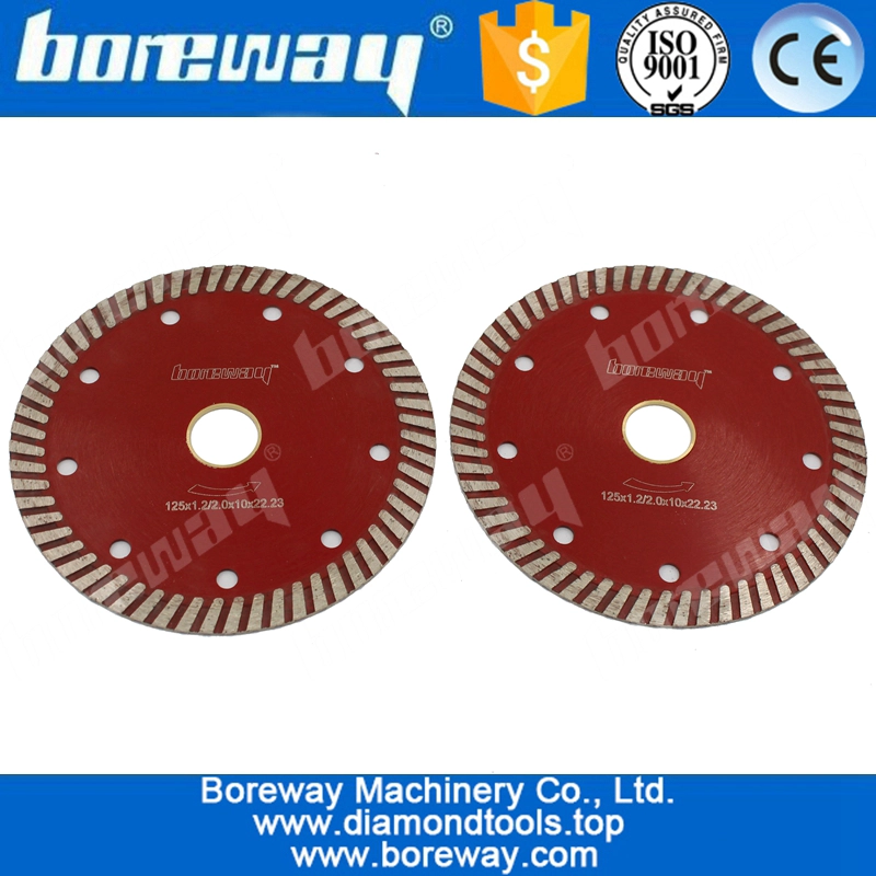 D125x2.0x10x22.23mm Diamanttrennscheibe zum Schneiden von Granitplatten