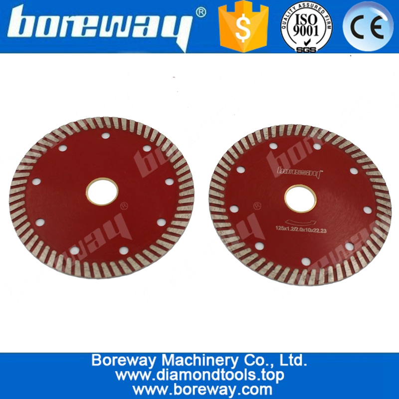 D125x2.0x10x22.23mm Diamanttrennscheibe zum Schneiden von Granitplatten