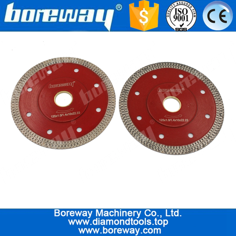 D125x2.4x10x22.23mm الرطب استخدام الماس قطع الحجر
