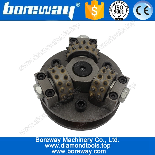 D125x3Tx30sxM14 Diamond Bush Hammer Manual For Concrete Surface