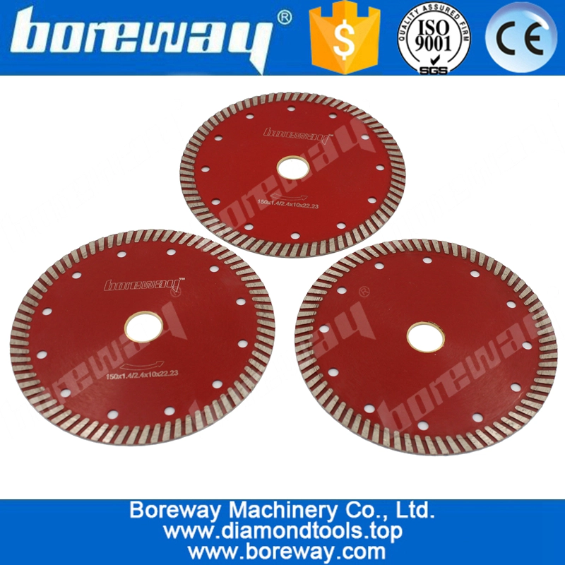 D150x2.4x10x22.23mm Sintered Diamond Wheel Cutter For Granite