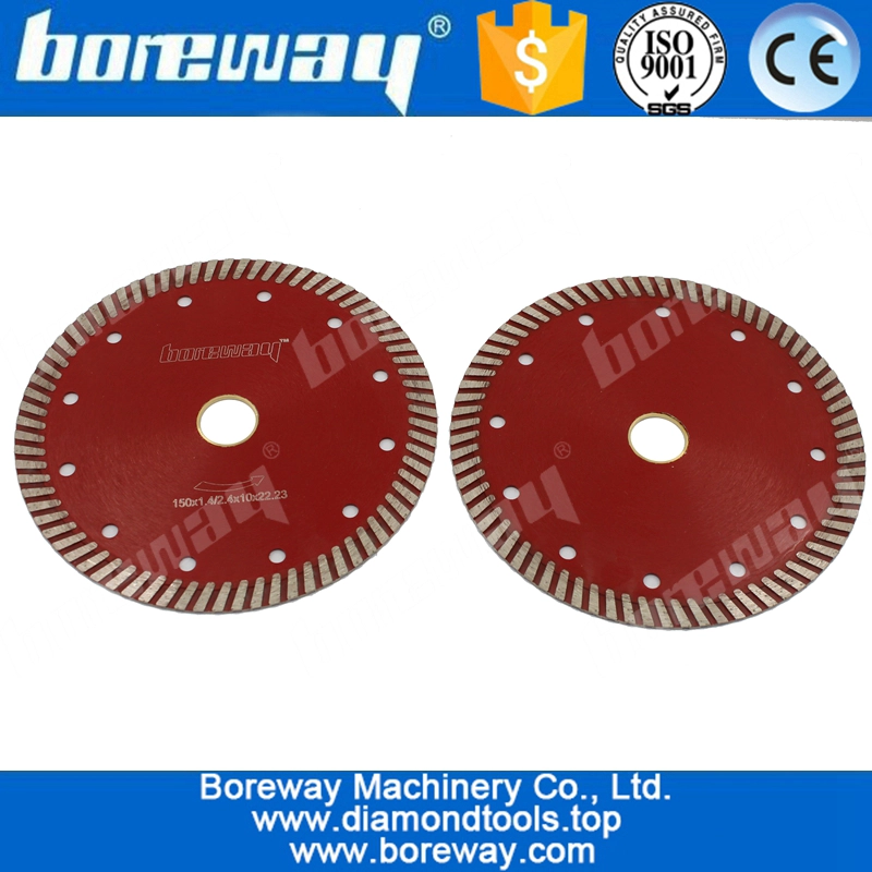 D150x2.4x10x22.23mm Sintered Diamond Wheel Cutter For Granite