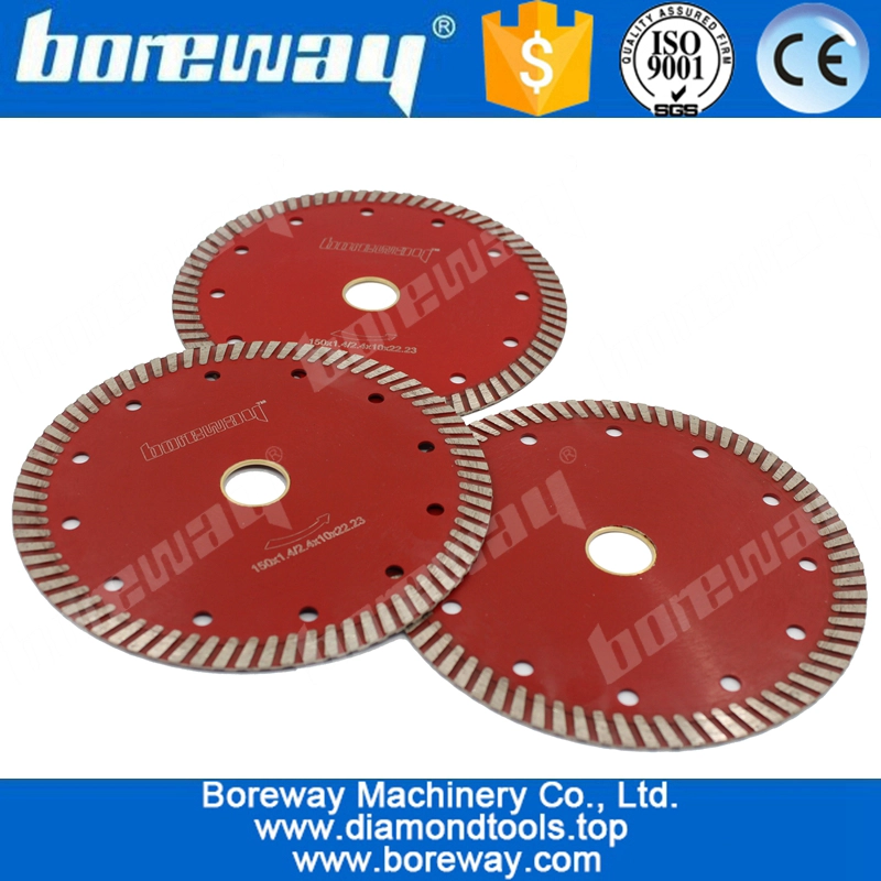 D150x2.4x10x22.23mm Sintered Diamond Wheel Cutter For Granite