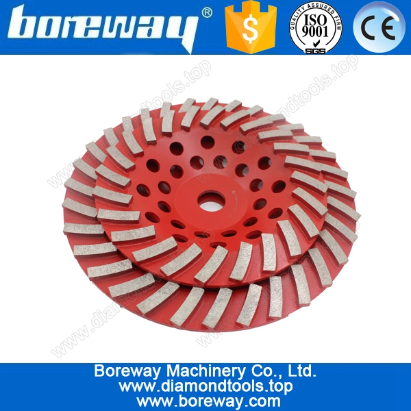 D180 * 22,23 mm * 120 # segmentado Copa do tipo diamante rebolos para polimento de pedra e betão
