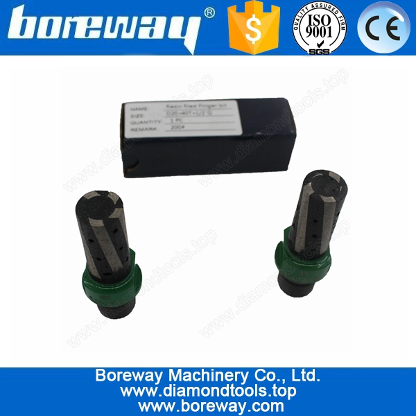 D20x40Tx1 / 2 "G Harz gefüllt Diamant Finger Bit für CNC-Maschine