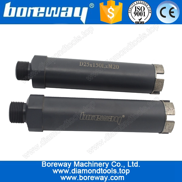 D25 * 150L * M20 perceuse couronnes pour grès