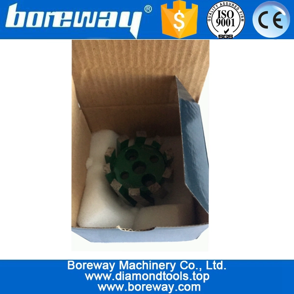 D50x30Tx10H Diamut Heavy Duty Stubbing Wheels For Mable Quartz
