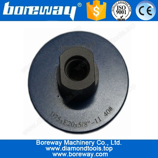 Extension portative de peu de routeur de diamant de D75 * E20 * 5/8 "-11 pour la pierre
