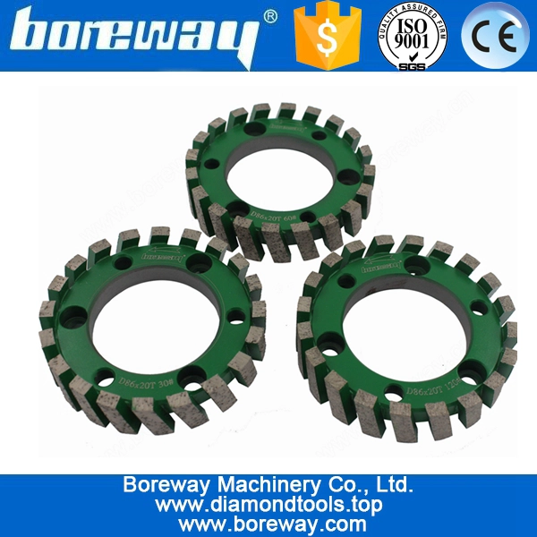 D86x20Tx50H Diamond Cyclone Gauging Wheel For Contertop