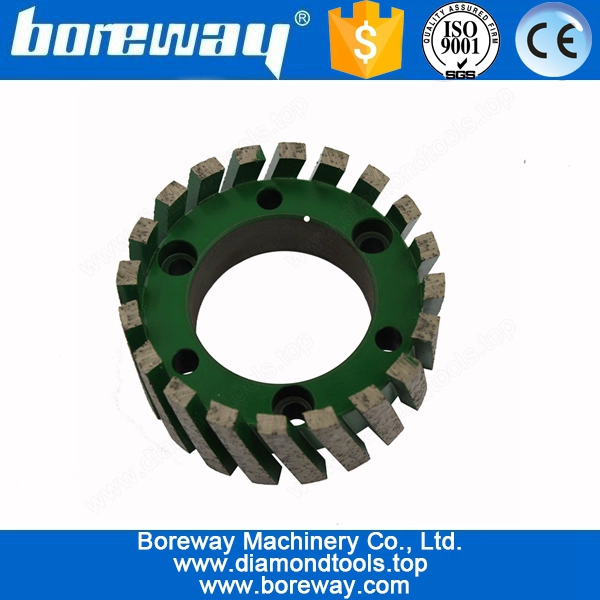 D86x40Tx50H Diamond Segmented Stubbing Cutter Wheel For Sink Hole