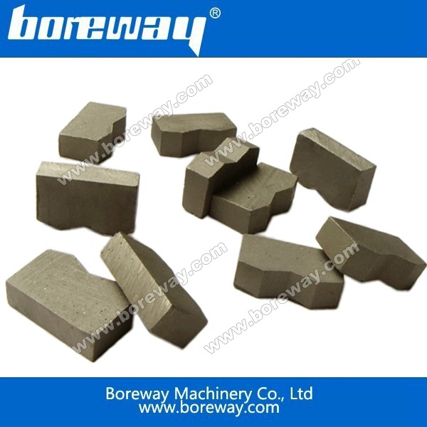 Lame de scie diamantée pour la coupe de blocs de dalle de marbre, fabricant de segments de diamant de coupe de blocs de pierre