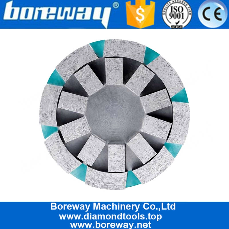 Diamond Sinter Round Satellite Cup Wheel Diamond Grinding Tool Abrasive Disc Polishing Head For Calibration Slab And Tile