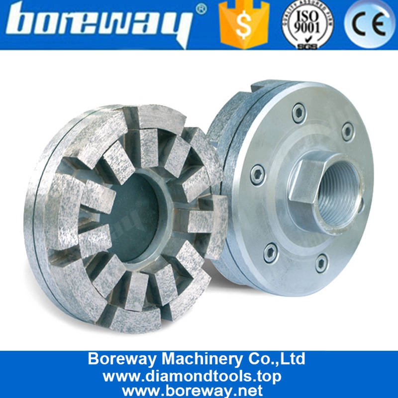 Diamond Sinter Round Satellite Cup Wheel Diamond Grinding Tool Abrasive Disc Polishing Head For Calibration Slab And Tile