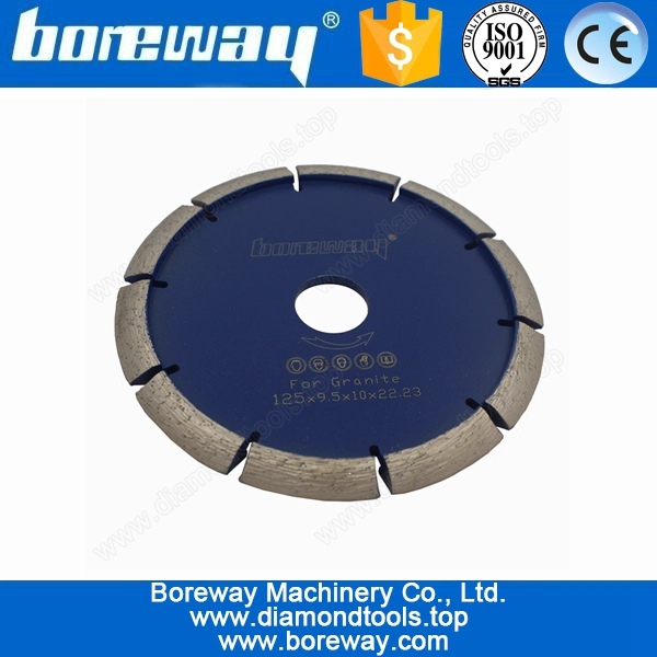 China Diamond V Shape Tuck Point Crack Chaser Blade  For Granite D125*9.5*10*22.23mm manufacturer