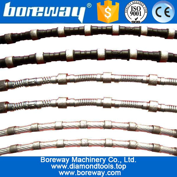 Diamond wire saw for stone quarry and block