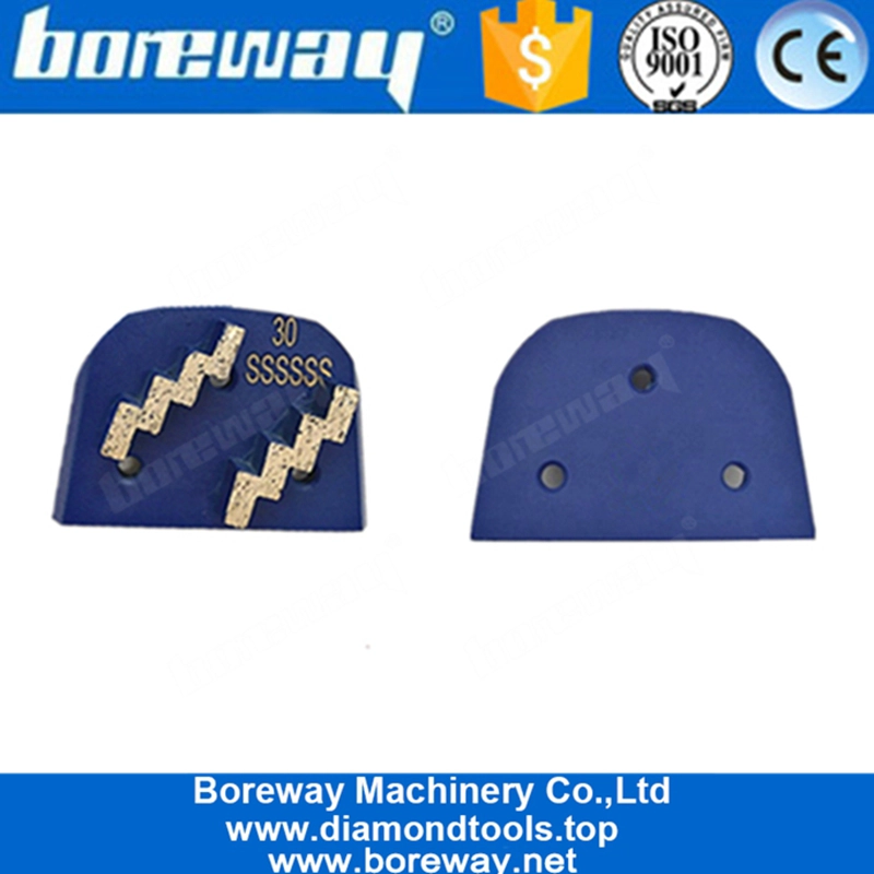 Double Flash Segments Lavina Quick Change Grinding Pad For Concrete Floor Renovation