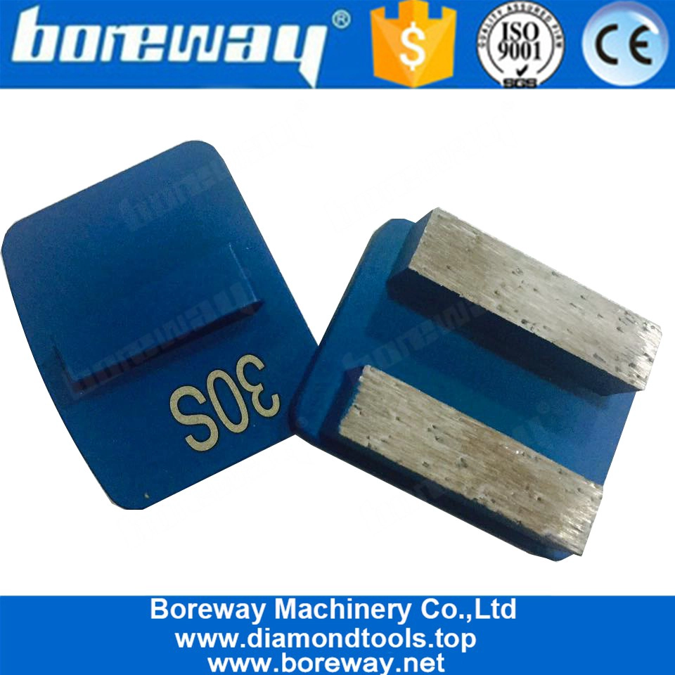 Double Rectangle Shape Segments Diamond Grinding Wing For Husqvarna Grinding Machine