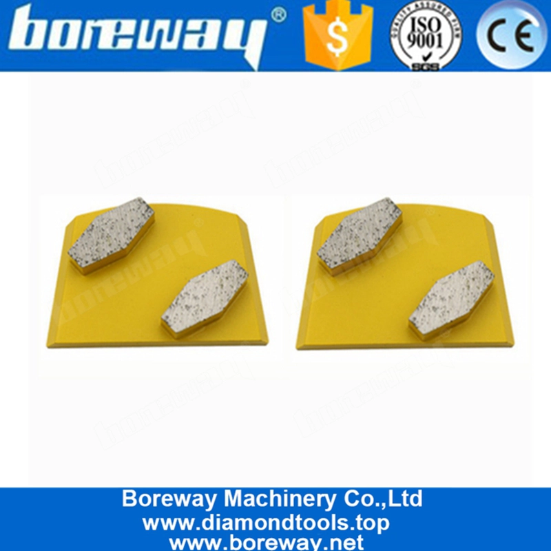 Double Segments Top Quality Lavina Diamond Concrete Grinding Block For Stone And Concrete